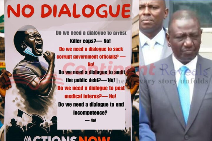 Raila Odinga and William Ruto